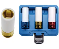 BGS Hlavice nástrčné 1/2" 17+19+21 mm, prodloužené, pro Al kola, 3ks BGS Hlavice nástrčné 1/2" 17+19+21 mm, prodloužené, pro Al kola, 3ks