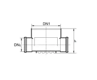 OSMA šachtové dno průchozí RVD-P DN315 na KG DN160 (2)