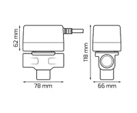 TC Trojcestný ventil se servopohonem (3/4″) TC PMV320, Zónové ventily (1)