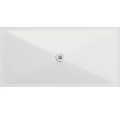 GSI Keramická sprchová vanička, obdélník 180x90x2cm, bílá mat