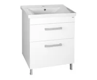 AQUALINE SAVA 65 keramické umyvadlo nábytkové 65x46cm, bílá (7)