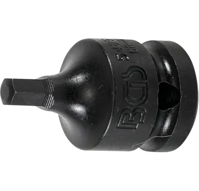 BGS Hlavice nástrčná  silová,  12,5 mm (1/2"), vnitřní šestihran6 mm