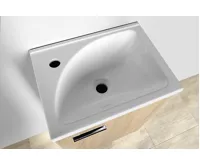 AQUALINE ZOJA/KERAMIA FRESH umyvadlová skříňka 40x50x32cm, dub platin (5)