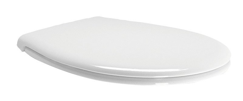 Gsi classic wc sedátko, soft close, quick release, bílá/bronz