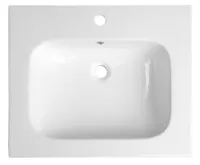 SAPHO VIOLA 61 keramické umyvadlo nábytkové 61x51,5cm, bílá (3)