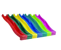 Zahradní skluzavka Skluzo 3m červená s přípojkou na vodu (6)