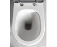 SAPHO MEDIC WC kombi, zvýšený sedák, Rimless, spodní/zadní odpad, bílá (8)