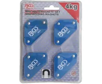 BGS Magnety pro sváření úhlů 72x43x11 mm, 45°-90°-135°, sada 4 dílů (2)