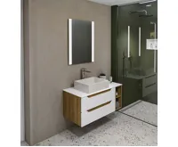 SAPHO Deska Rockstone 100,7x1,2x48,8cm, bílá mat (3)