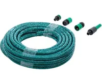 BGS Hadice na vodu ,  PVC ,  s vodní stříkací pistolí a rychlospojkami ,  15 m ,  6 ks. (1)