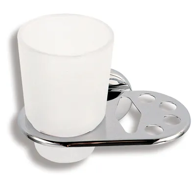 NOVASERVIS Držák kartáčků a skleničky Metalia 1 chrom - 6149,0