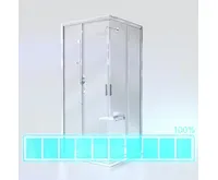 Ravak sprchové dveře BLDZ2-90 bright alu+Transparent (2)