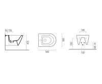 GSI NORM bidet závěsný, 36x50cm, bílá ExtraGlaze (4)