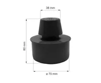 Přivzdušňovací ventil potrubí třídy AII, DN70 (1)