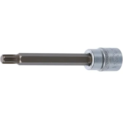 BGS Hlavice nástrčná, délka 100 mm, 10 mm (3/8"), klínový profil (pro RIBE) M7
