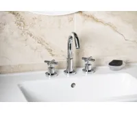 SAPHO AXIA tříprvková stojánková umyvadlová baterie, chrom (3)