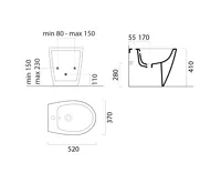 GSI MODO bidet stojící 37x52cm, bílá ExtraGlaze (5)