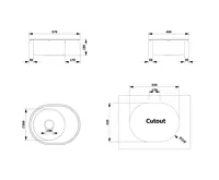 AQUALINE Nerezový vestavný dřez s odkapem 57x18x45cm (5)