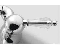 SAPHO KIRKÉ CRYSTAL nástěnná sprchová baterie, páčka krystal, chrom (3)