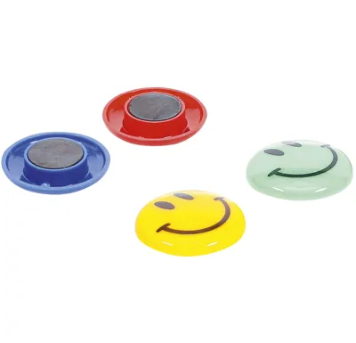 BGS Magnet Set, "Smile", O 40 mm, 4 pcs.