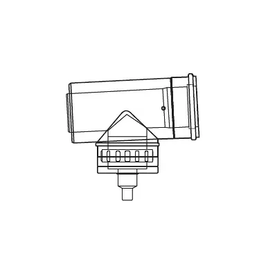 ALMEVA LIK revizní T-kus s odtokem - 80/125 ALMEVA LIK revizní T-kus s odtokem - 80/125