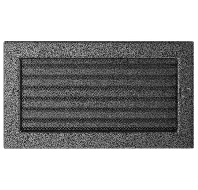 HS Flamingo Krbová mřížka 17x30 BASIC staré stříbro s žaluzií