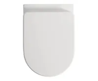 KERASAN FLO závěsná WC mísa, Rimless, 37x54cm, bílá (4)