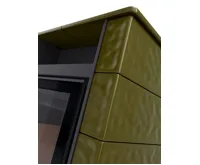 HS Flamingo Kachlová kamna AQUAFLAM VARIO ® PERU 11/5kW, kachle zelená, elektronická regulace (14)