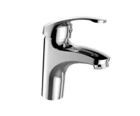 Umyvadlová stojánková baterie, Sonáta, s výpustí, chrom (2)
