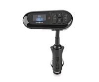 FM transmitter do auta | Husí krk | Hands free volání | 0.4 " | LCD obrazovka | Bluetooth® | 5.0 V DC / 0.5 A | Google Assistant / Siri | Černá