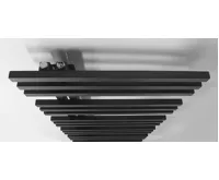 SAPHO SOPHINA otopné těleso 600x1647 mm, černá mat (4)