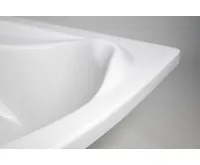 AQUALINE DUNAJ rohová vana 150x150x48cm, bílá (4)