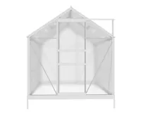 Zahradní skleník DEMETER A101-D 5,93m2 alu 201x190x312 cm PC 4 mm + základna IWH-10270003 (2)