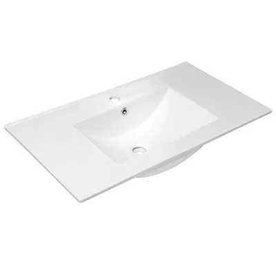 SAPHO SLIM keramické umyvadlo, nábytkové, 90x46,5cm, bílá
