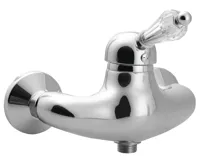 SAPHO KIRKÉ CRYSTAL nástěnná sprchová baterie, páčka krystal, chrom