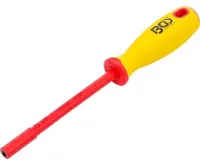 BGS Šroubovák na nástrčné klíče VDE, šestihran, 4 mm, Délka čepele 125 mm