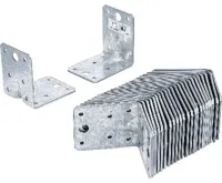 BGS Plech spojovací, s drážkou, 70 x 70 x 55 x 2,5 mm, výhodná sada, 25 ks (2)