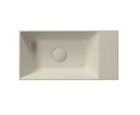 GSI KUBE X keramické umývátko 50x25cm, bez otvoru, pravé/levé, creta mat (3)
