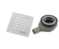 POLYSAN TRENECA vaničkový sifon, průměr 90mm, DN40, krytka nerez POLYSAN TRENECA vaničkový sifon, průměr 90mm, DN40, krytka nerez