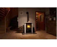 HS Flamingo Kachlová kamna FLAMINGO ® BALI, kachle bílá (10)