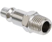 BGS Adaptér pro pneumatické nářadí, 6,3 mm (1/4") vnější závit,  USA / Francie (1)