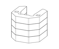 ROMOTOP akumulační sada pro designové krby LERA C GH (AKKUM DK 03)