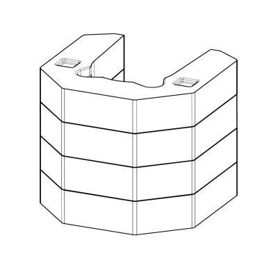 ROMOTOP akumulační sada pro designové krby LERA C GH (AKKUM DK 03)