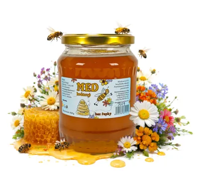 Medovinka, s.r.o. Med květový nektarový bez řepky 960g