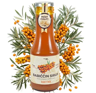 Nature NoTea s.r.o. Babiččin sirup - Rakytník 0.5l