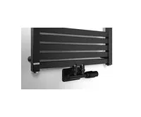 BRUCKNER GRUNT otopné těleso rovné 500x1610 mm, středové připojení, černá mat (1)