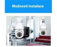 Platinium Bezdrátová WiFi 3D kamera BULB E27 KB-27 (4)