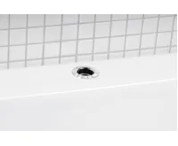 SAPHO Sprchová průchodka na okraj vany včetně hadice  F1/2"-M3/8", kulatá, chrom (4)