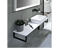 SAPHO PLATO deska Rockstone 1700x24x360mm, bílá mat SAPHO PLATO deska Rockstone 1700x24x360mm, bílá mat