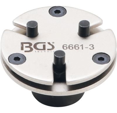BGS Sada adaptérů pro stlačování brzdových pístů, univerzální, se 3 kolíky